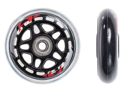 Inline kolečka Rollerblade 80 mm 82A + ložiska SG7 + distanční vložky