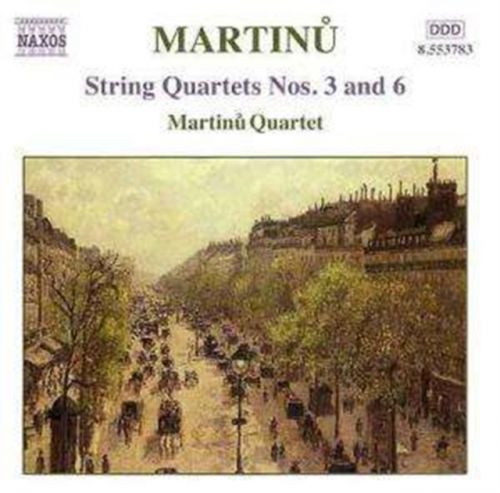 String Quartets Nos. 3 and 6 (Martinu Quartet) (CD / Album)