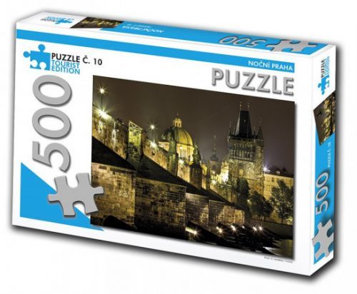 TOURIST EDITION Puzzle Noční Praha 500 dílků (č.10)