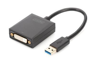 Graphic Adapter DVI to USB 3.0 1080p FHD , aluminium, DA-70842