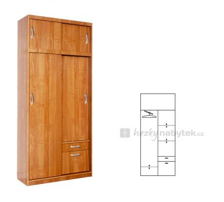 Šatní skříň - WIP - Aleksander 1 Miss Sixty