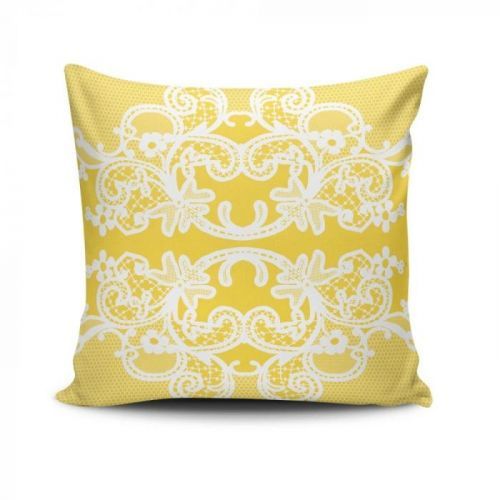 Polštář s příměsí bavlny Cushion Love Amarillo, 45 x 45 cm