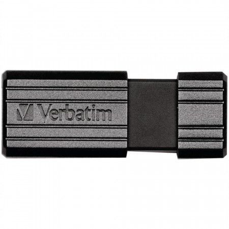 Verbatim PinStripe 128GB USB 3.0 flashdisk, černý, 49071