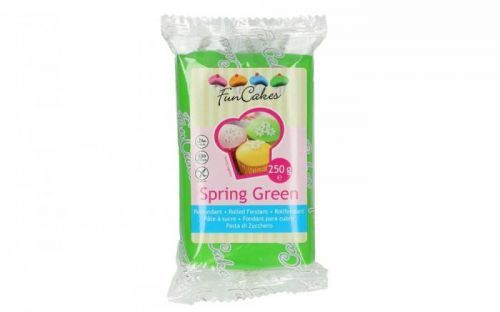 FunCakes Zelený rolovaný fondant Spring Green (barevný fondán) 250 g