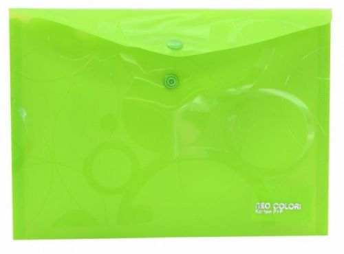 Karton P+P Psaníčko s drukem A5 - Neo Colori - zelená - 2-450