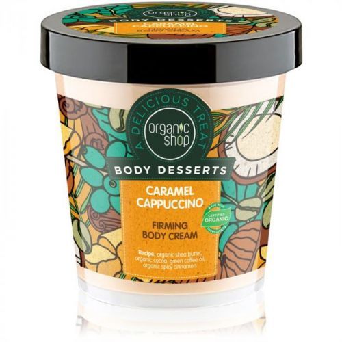 Organic Shop Body Desserts Caramel Cappuccino zpevňující tělový krém