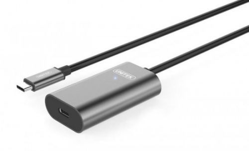 Unitek prodlužovací kabel USB-C 3.1, 5m, M/F, aktivní