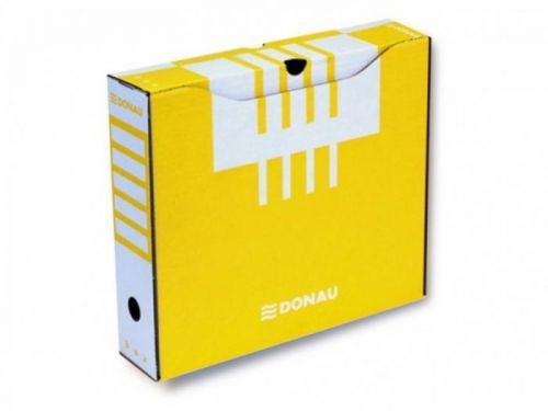Ostatní Archivní krabice zavíratelná A4 8 cm - žlutá