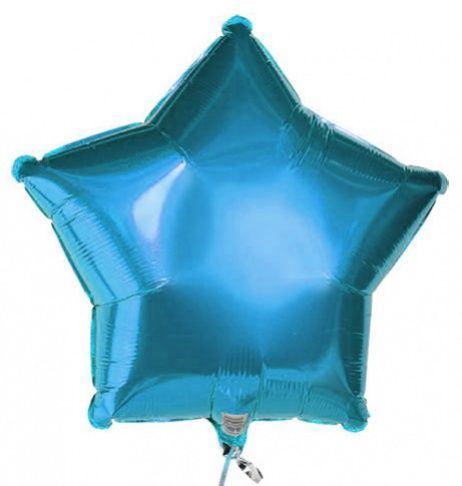 Smart Ballons Fóliové nafukovací balónky - 46 cm - Hvězda - modrá - W18HM
