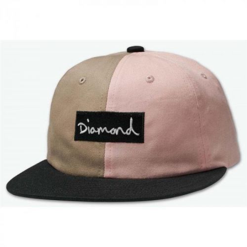 kšiltovka DIAMOND - Split Script 2 Pan Strapback Pink (PNK)