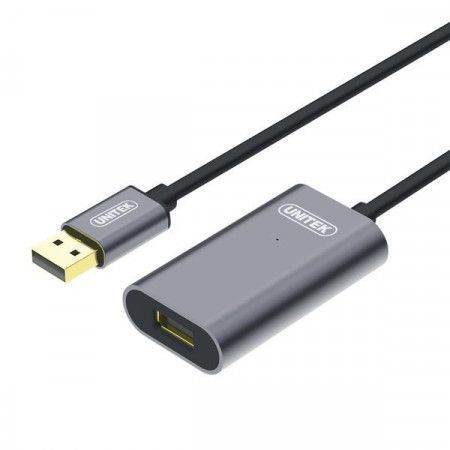 Unitek prodlužovací kabel USB 2.0 20m, aktivní, hliníkový