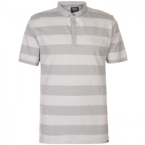 Everlast Stripe Polo Shirt Mens, Grey, XXXL