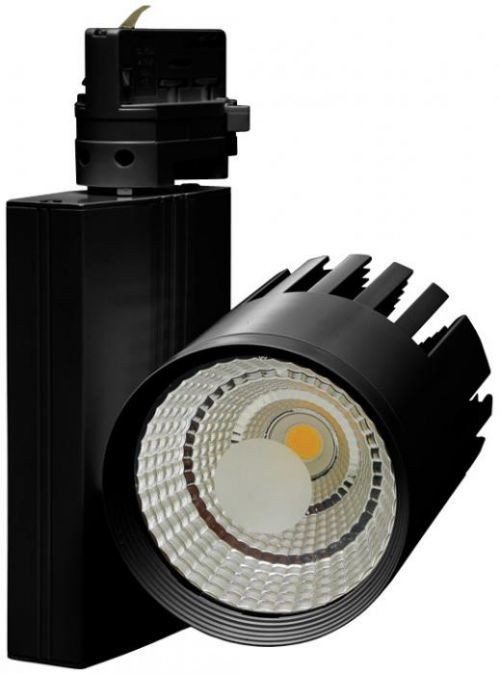Ecolite Černý lištový LED reflektor 40W 3F