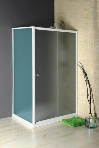 AQUALINE AMADEO posuvné sprchové dveře 1200 mm, sklo BRICK BTS120