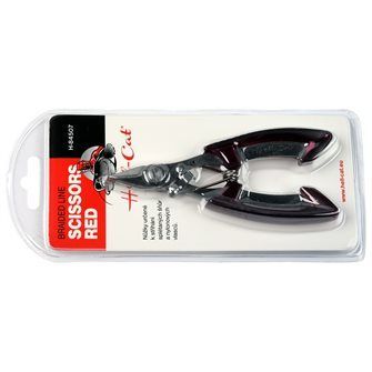 Hell-Cat Nůžky Scissor For Braided Line S/S Claret Red