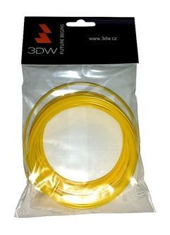 3DW - ABS filament 1,75mm žlutá, 10m, tisk 220-250°C, D11602