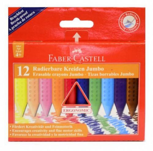 Faber Castell Plasti Colour Grip - Faber Castell - Jumbo - 12 ks - 122540