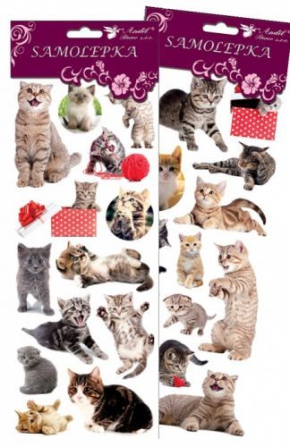 Anděl Samolepky - kočky 1250