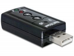 Delock Externí USB 2.0 zvukový adaptér 24 bit / 96 kHz se S/PDIF, 63926