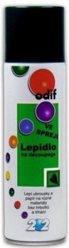 Lepidlo 202 a lak na decoupage ve spreji (Lepidlo ve spreji)