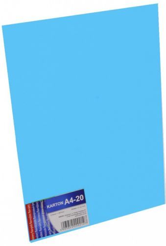 Zet servis Karton A4 170 g/ 20 ks - modrý - 15