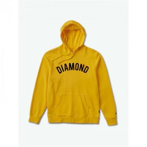 mikina DIAMOND - Diamond Arch Hoodie Yellow (YEL)