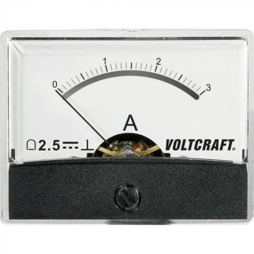 Analogové panelové měřidlo VOLTCRAFT AM-60X46/3A/DC 3 A CONRAD