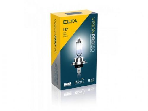 ELTA H7 VisionPro plus 150procent 55W 12V Px26d sada 2ks