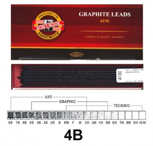 Koh-i-noor Tuha grafitová technická 4B - 4190