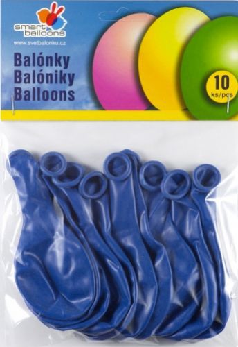 Smart Ballons Balónky G90 - světle tmavě modré, 10 ks PG90-1010