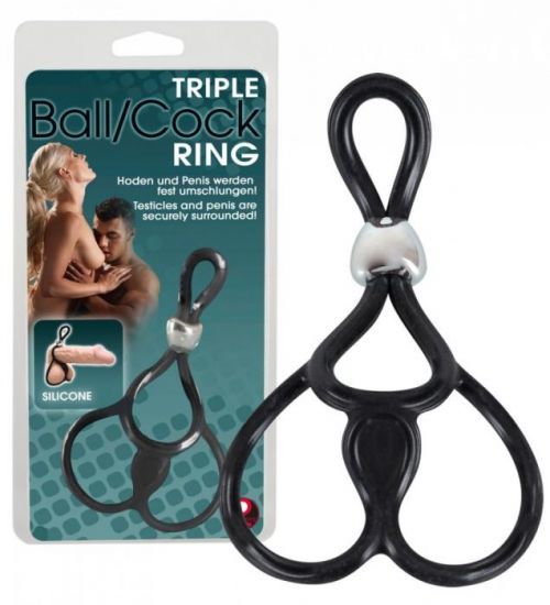 Triple Ball and Cock Ring