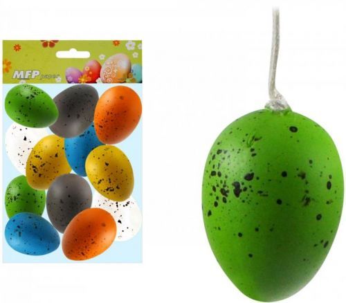 Vajíčka plastová 4cm, velikonoční dekorace 12ks