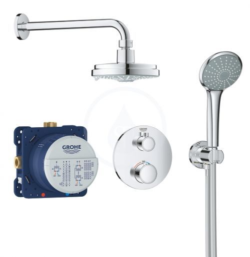 GROHE Grohtherm Sprchový set Rainshower Cosmopolitan 160 s termostatem pod omítku, chrom 34735000