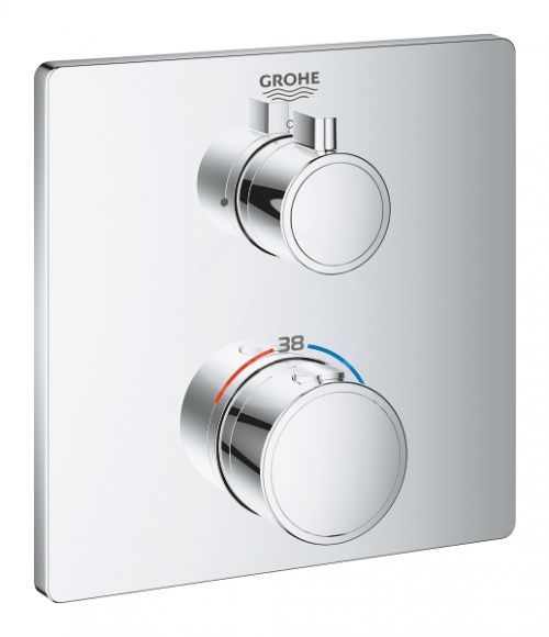 GROHE Grohtherm Termostatická sprchová baterie pod omítku, chrom 24078000