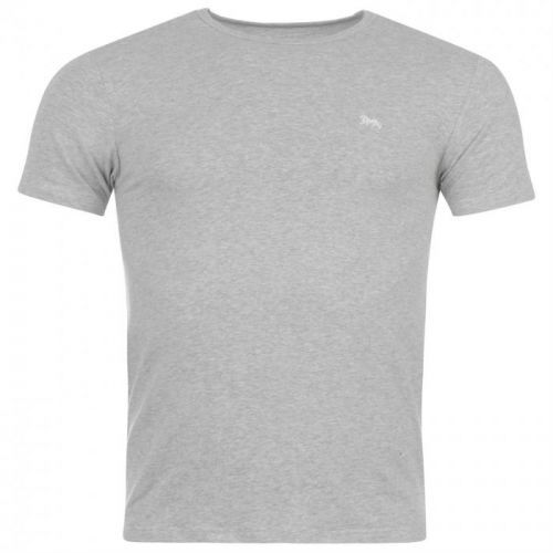 Lonsdale Single T Shirt Mens, grey marl