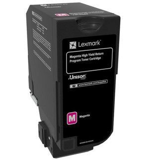 Lexmark - Vysoká výtěžnost - purpurová - originál - kazeta s barvivem LCCP, LRP - pro Lexmark CS725de, CS725dte