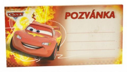 MFP Pozvánka Disney - Cars 10 ks - 1240650 Y04