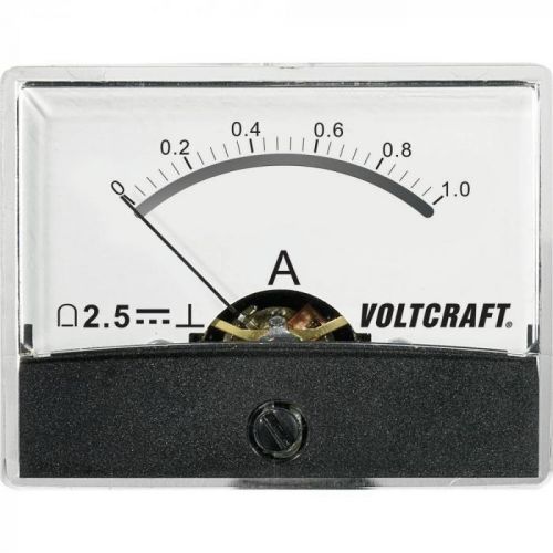 Analogové panelové měřidlo VOLTCRAFT AM-60X46/1A/DC 1 A CONRAD