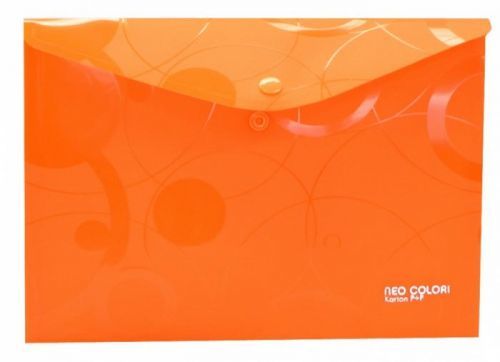 Karton P+P Psaníčko s drukem A5 - Neo Colori - oranžová - 2-451