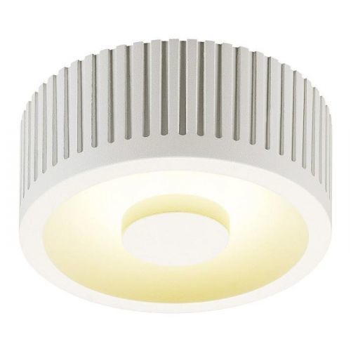 LED stropní svítidlo SLV 117351, 15 W, Vnější Ø 12.8 cm, bílá, bílá