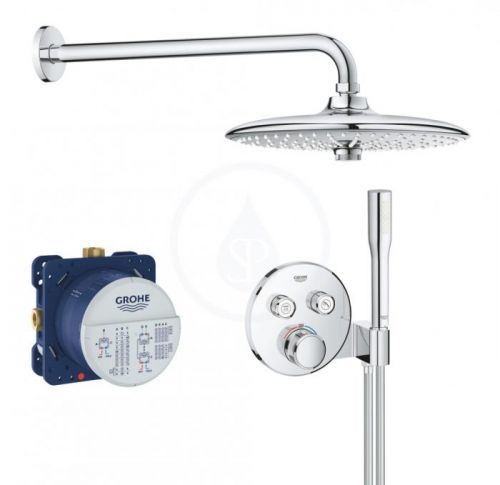 GROHE Grohtherm SmartControl Sprchový set Perfect s podomítkovým termostatem, 260 mm, chrom 34744000