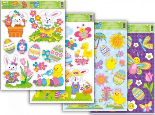 Okenní fólie s motivy velikonoc 30x42cm