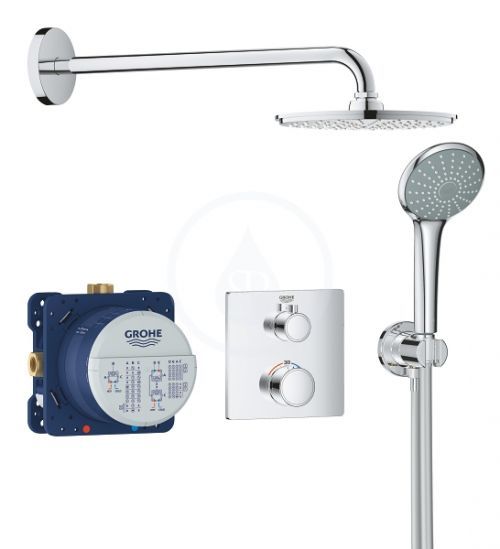 GROHE Grohtherm Sprchový set Rainshower Cosmopolitan 210 s termostatem pod omítku, chrom 34734000