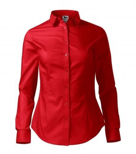 Dámská košile s dlouhým rukávem Style - Červená | S