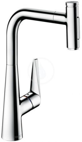 HANSGROHE M51 Dřezová baterie M5117-H300 s výsuvnou sprškou, sBOX, chrom 73867000