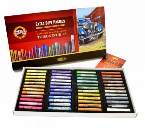 Koh-i-noor Křídy prašné umělecké KOH-I-NOOR Extra Soft 48ks 8556