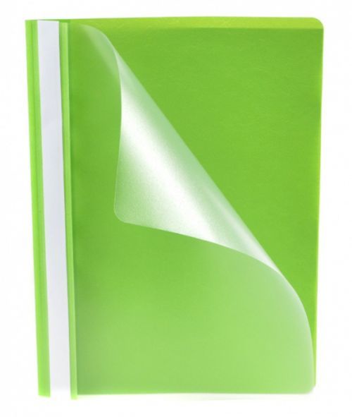 Karton P+P Rychlovazač A4 průhledná přední strana - sv. zelený - 2-471