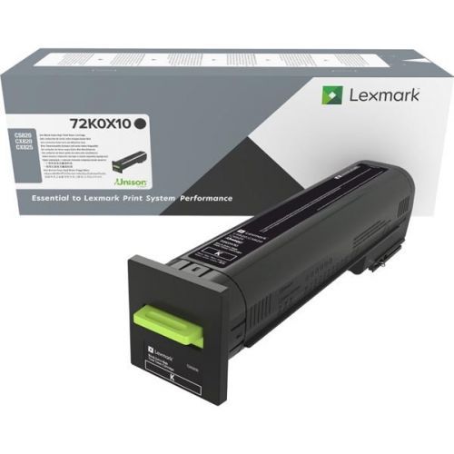 Lexmark originální toner 72K0X10, black, 33 000str., Lexmark Lexmark CS820de,CS820dte,CS820dtfe,CX820de