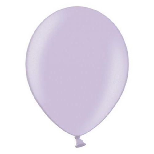 Balónek latexový metalický 30 cm lila 1 ks