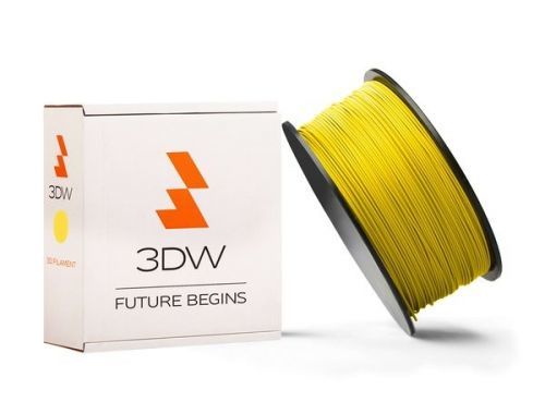 3DW - ABS filament 1,75mm žlutá, 0,5 kg, tisk 220-250°C, D11202